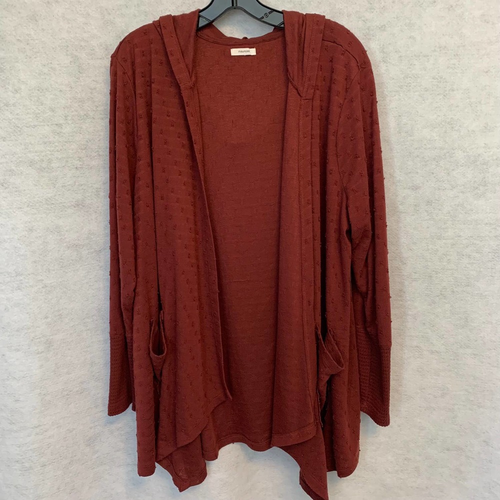 Maurices Open Front Hooded Sweater Women's‎ Plus Size